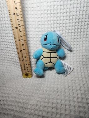 Jazwares Pokemon Squirtle Pokemon 3.5-in Clip-On Plush